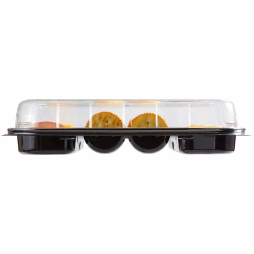 Kroger® Pepperoni Salami Cheese and Crackers Party Tray Perspective: left
