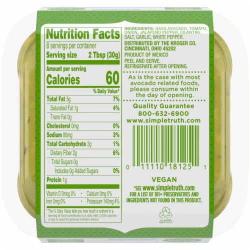 Simple Truth™ Traditional Guacamole Perspective: left