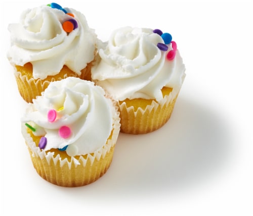 Bakery Fresh Mini Cupcakes - White Perspective: left