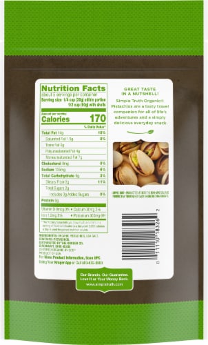 Simple Truth Organic™ Roasted & Salted Pistachios Perspective: left