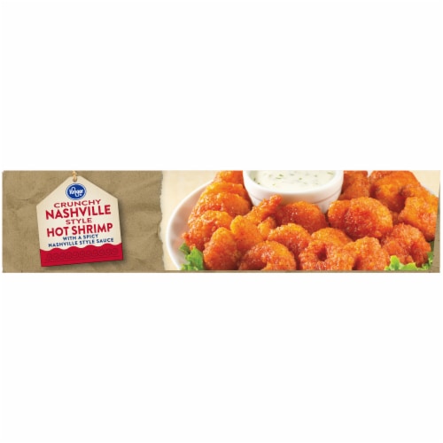 Kroger® Crunchy Nashville Style Hot Shrimp with a Spicy Nashville Style Sauce Perspective: left