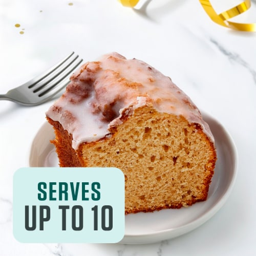 Bakery Fresh Sock It To Me Cinnamon Pecan Pudding Cake Perspective: left