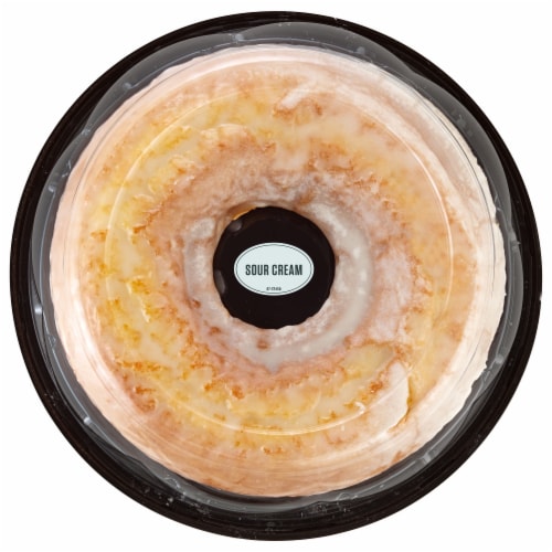 Bakery Fresh Sour Cream Pudding Cake Perspective: left