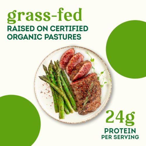 Simple Truth Organic® Grass Fed Beef Ribeye Steak Perspective: left