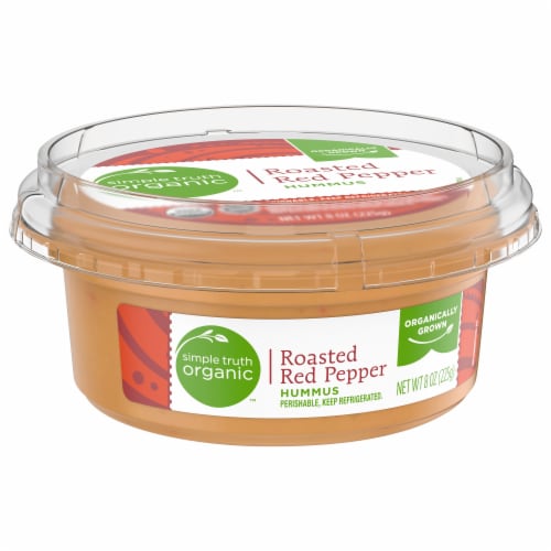 Simple Truth Organic™ Roasted Red Pepper Hummus Perspective: left