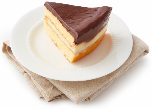 Bakery Fresh Boston Cream Cake Perspective: left