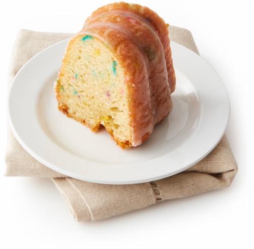 Bakery Fresh Goodness Limited Edition Birthday Bundt Cake Perspective: left