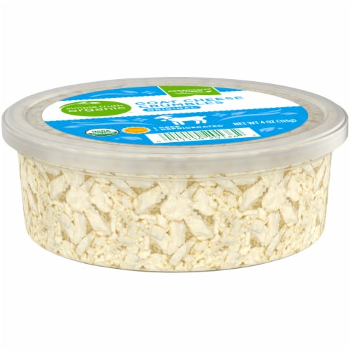 Simple Truth Organic™ Original Goat Cheese Crumbles Perspective: left