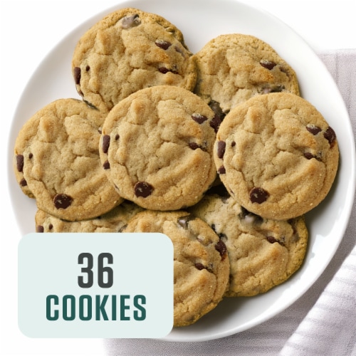 Bakery Fresh Mini Chocolate Chip Cookies Perspective: left
