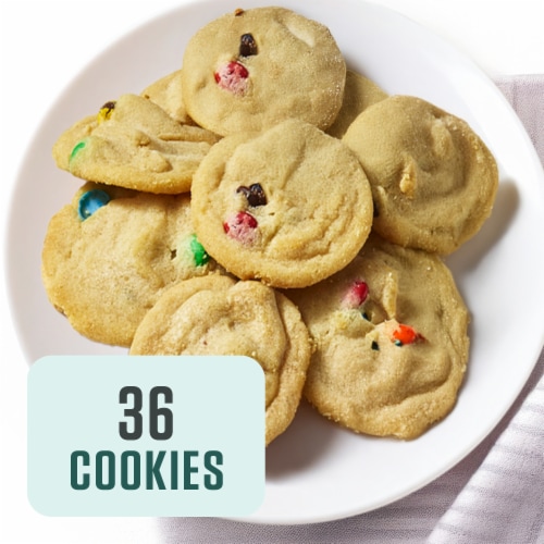 Bakery Fresh M&Ms Mini Cookies Perspective: left
