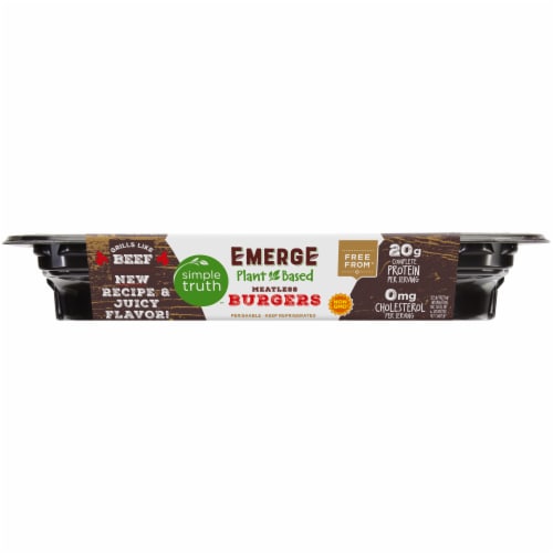 Simple Truth™ Emerge Plant Based Meatless Burgers Perspective: left