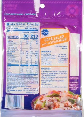 Kroger® Flake Style Crab Select Imitation™ Crab Meat Perspective: left
