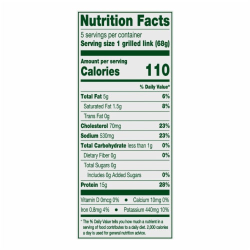 Simple Truth® Mild Italian Chicken Sausage Perspective: left