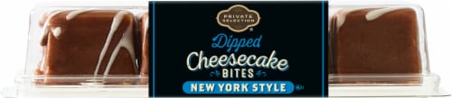 Private Selection® New York Style Dipped Cheesecake Bites Perspective: left