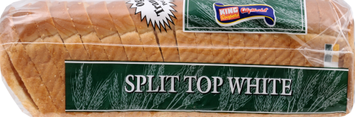King Soopers Split Top White Bread Perspective: left