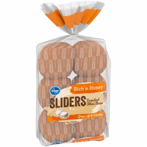Kroger® Rich 'N Honey Sliders Mini Buns Perspective: left