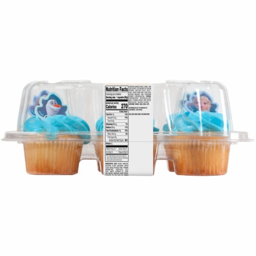 Bakery Fresh Goodness Winter Wonderland White Cupcakes Perspective: left