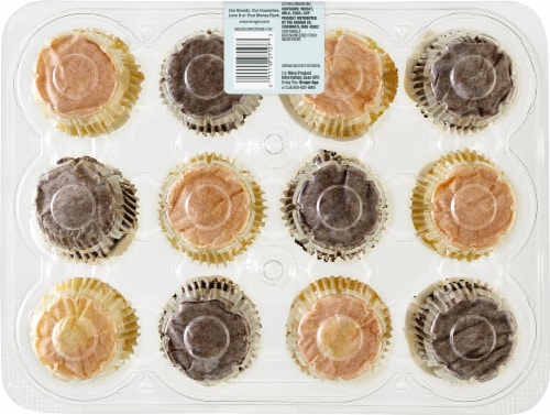 Bakery Fresh Assorted Graduation Cupcakes with Buttercreme Icing Perspective: left