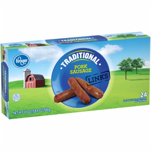 Kroger® Gluten Free Traditional Pork Sausage Breakfast Links Perspective: left