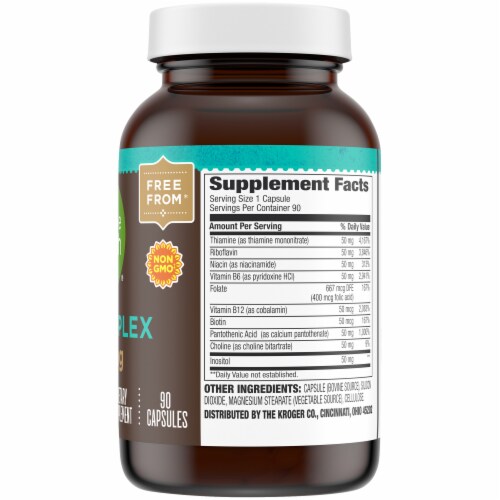 Simple Truth® B Complex Capsules 50mg Perspective: left