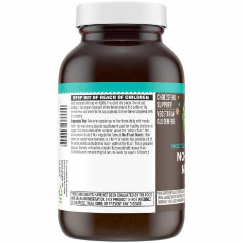 Simple Truth® No-Flush Niacin Capsules 525mg 100 Count Perspective: left