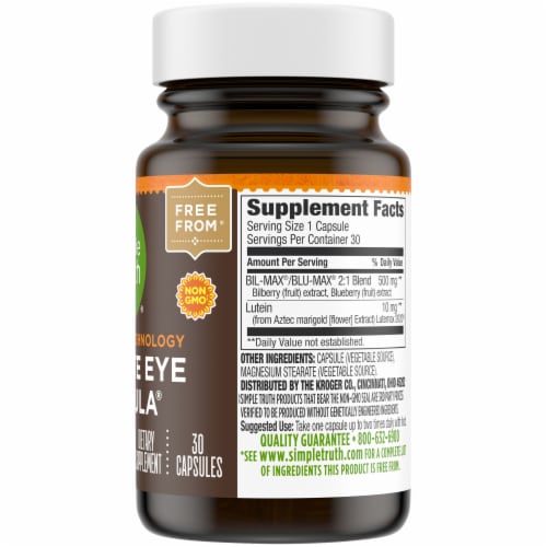 Simple Truth® Bio-Shield® Technology Ultimate Eye Formula® Capsules Perspective: left