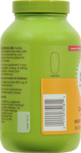 Kroger®  Calcium Bone Supplement Tablets Perspective: left