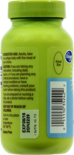 Kroger® Vitamin E Softgels 400 IU Perspective: left