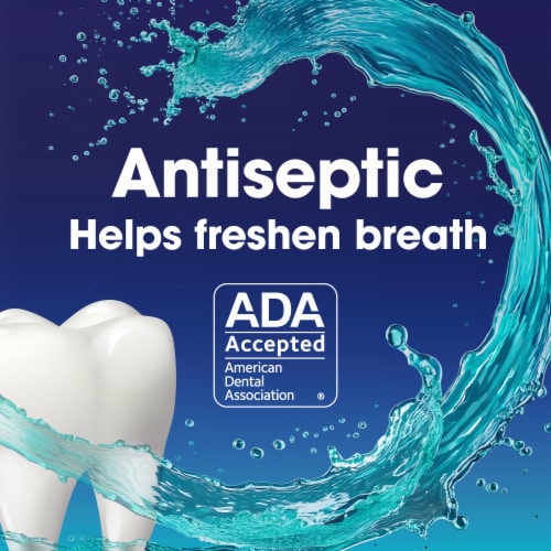 Kroger® Antiseptic Mouthwash Blue Mint Perspective: left