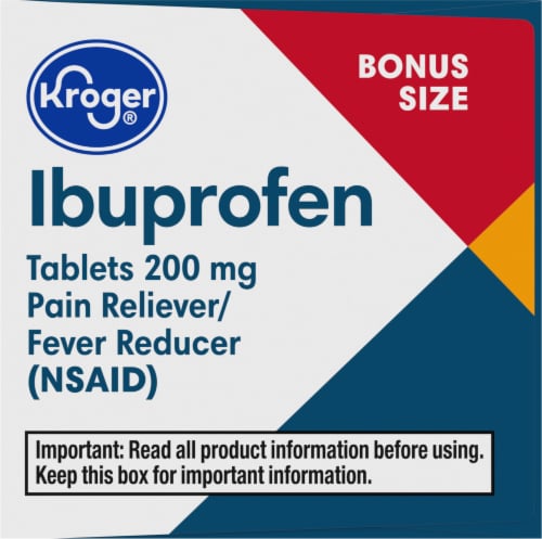Kroger® Ibuprofen Caplets 200mg Perspective: left
