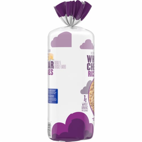 Kroger® White Cheddar Rice Cakes Perspective: left