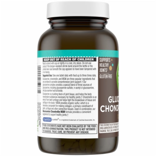 Simple Truth® Glucosamine Chondroitin MSM Tablets 1050mg Perspective: left