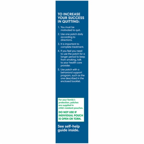 Kroger® Nicotine Transdermal System Patches Step 3 Perspective: left
