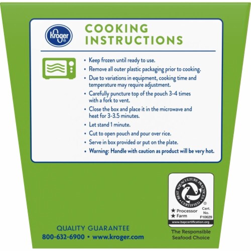 Kroger® Green Curry with Shrimp Rice & Vegetables Microwavable Meal Perspective: left
