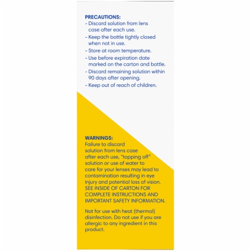 Kroger® Multi-Purpose Soft Contact Lens Solution Perspective: left