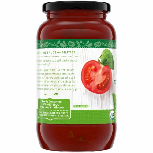 Simple Truth Organic™ Tomato Basil Pasta Sauce Perspective: left