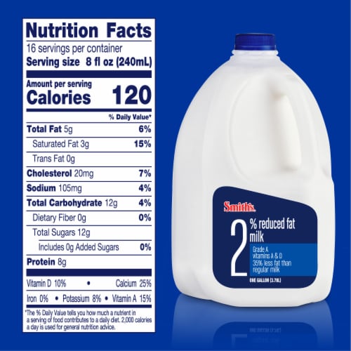 Smith's™ 2% Reduced Fat Milk Gallon Perspective: left