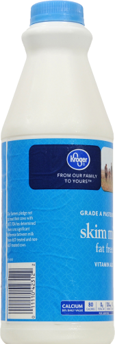 Kroger®  Fat Free Skim Milk Perspective: left