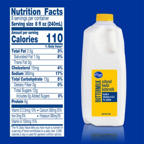 Kroger® Cultured Lowfat Buttermilk Perspective: left