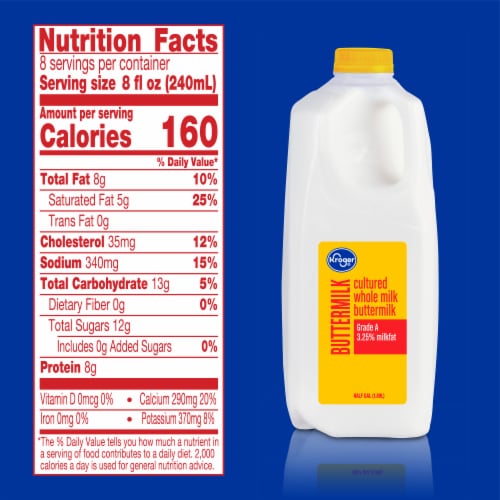 Kroger® Cultured Whole Buttermilk Perspective: left