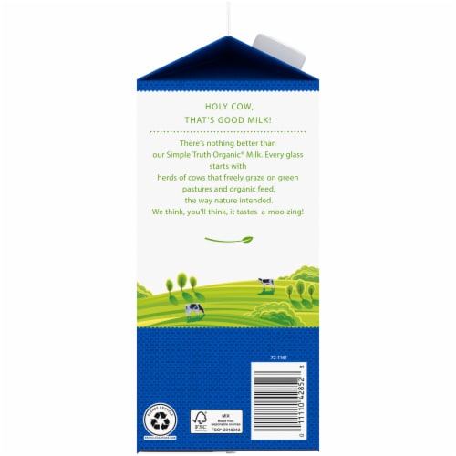 Simple Truth Organic® 2% Reduced Fat Milk Perspective: left