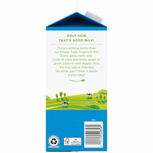 Simple Truth Organic® Fat Free Milk Perspective: left