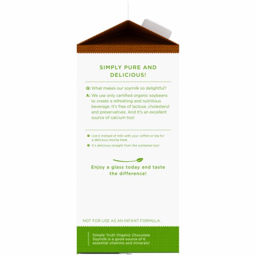 Simple Truth Organic® Chocolate Soymilk Perspective: left