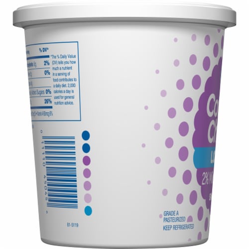 Kroger® 2% Lowfat Small Curd Cottage Cheese Perspective: left