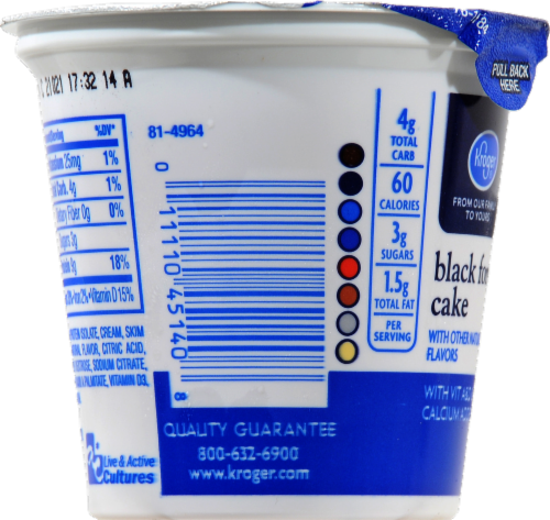 Kroger® CarbMaster™ Black Forest Cake Yogurt Perspective: left
