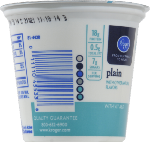 Kroger® Plain Greek Yogurt Perspective: left