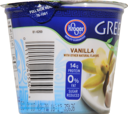 Kroger®  Vanilla Greek Yogurt Perspective: left
