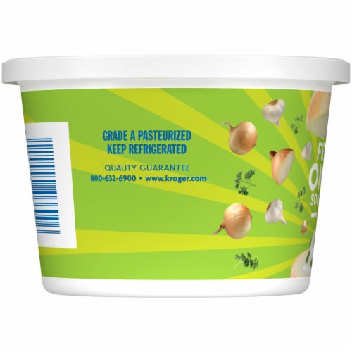 Kroger® French Onion Sour Cream Dip Tub Perspective: left