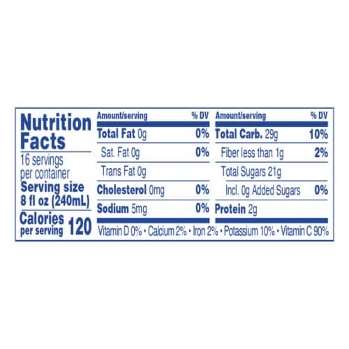 Kroger® 100% Orange Juice From Concentrate Original Perspective: left