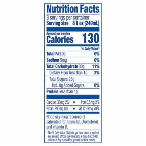 Kroger® 100% Orange Pineapple Juice From Concentrate Perspective: left